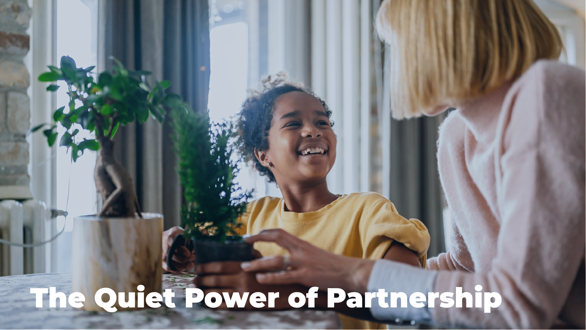 “School professional meeting with a caregiver and teenage student, demonstrating collaborative support and partnership.”